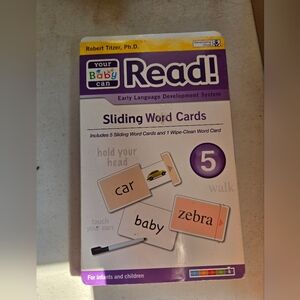 Your Baby Can Read Flash Cards Sliding Word Cards